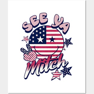 See Ya Mitch Funny Patriotic American Senator Political Posters and Art